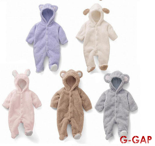 Animal Shaped Baby Bodysuit