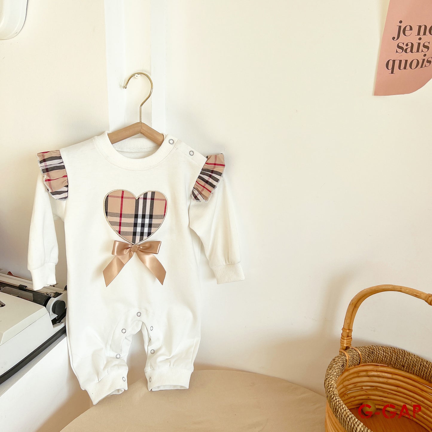 Bowknot Cotton Baby Bodysuit