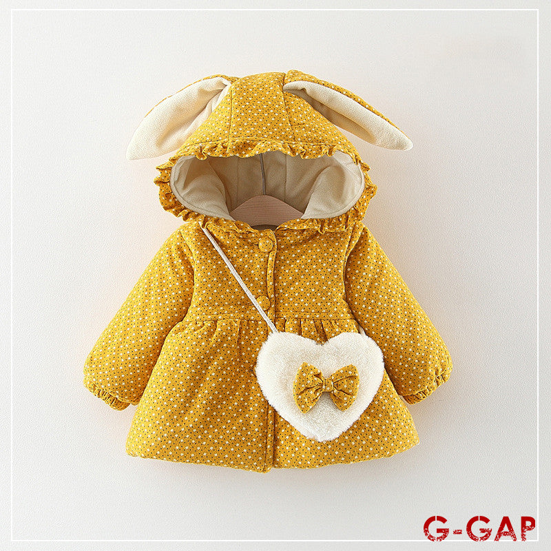 Winter High Quality Fashionable Cotton Padded Coat for Girls