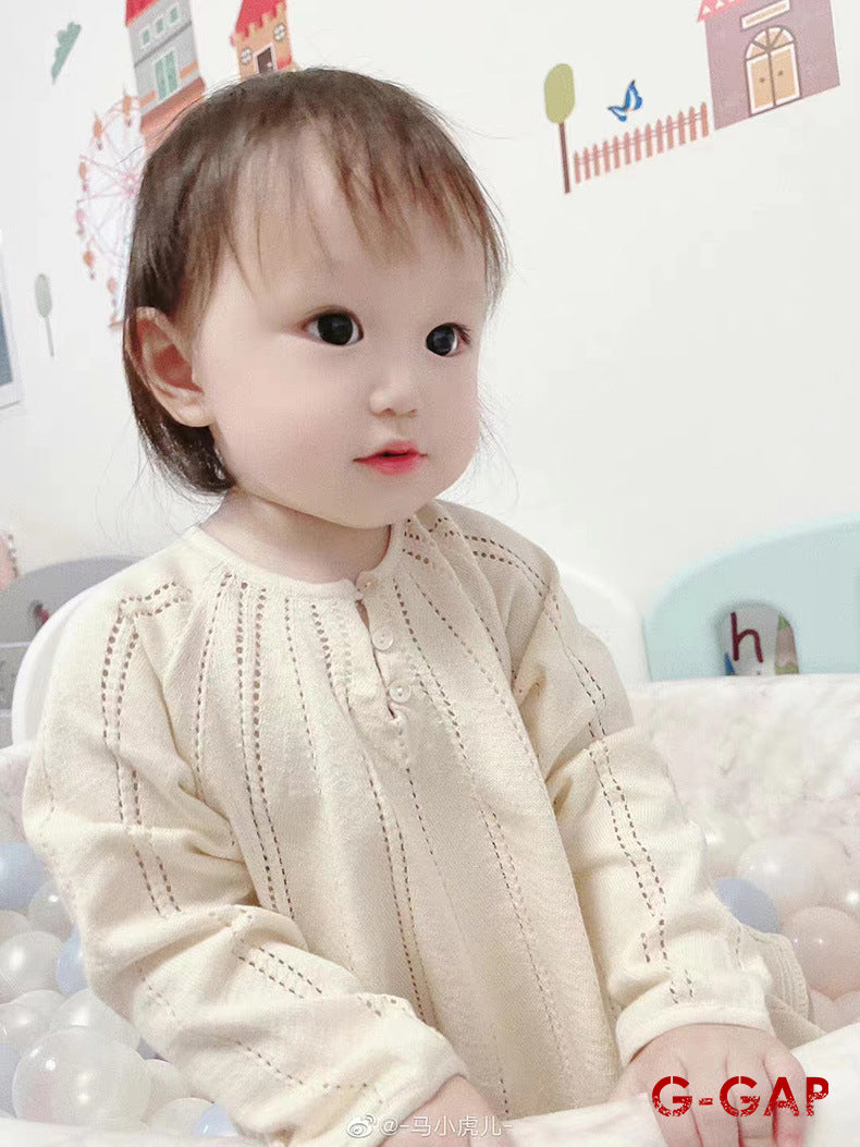 Spring Baby Long Sleeve Cotton Princess Dress