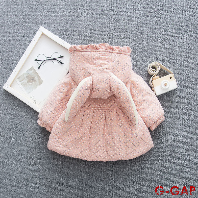 Winter High Quality Fashionable Cotton Padded Coat for Girls