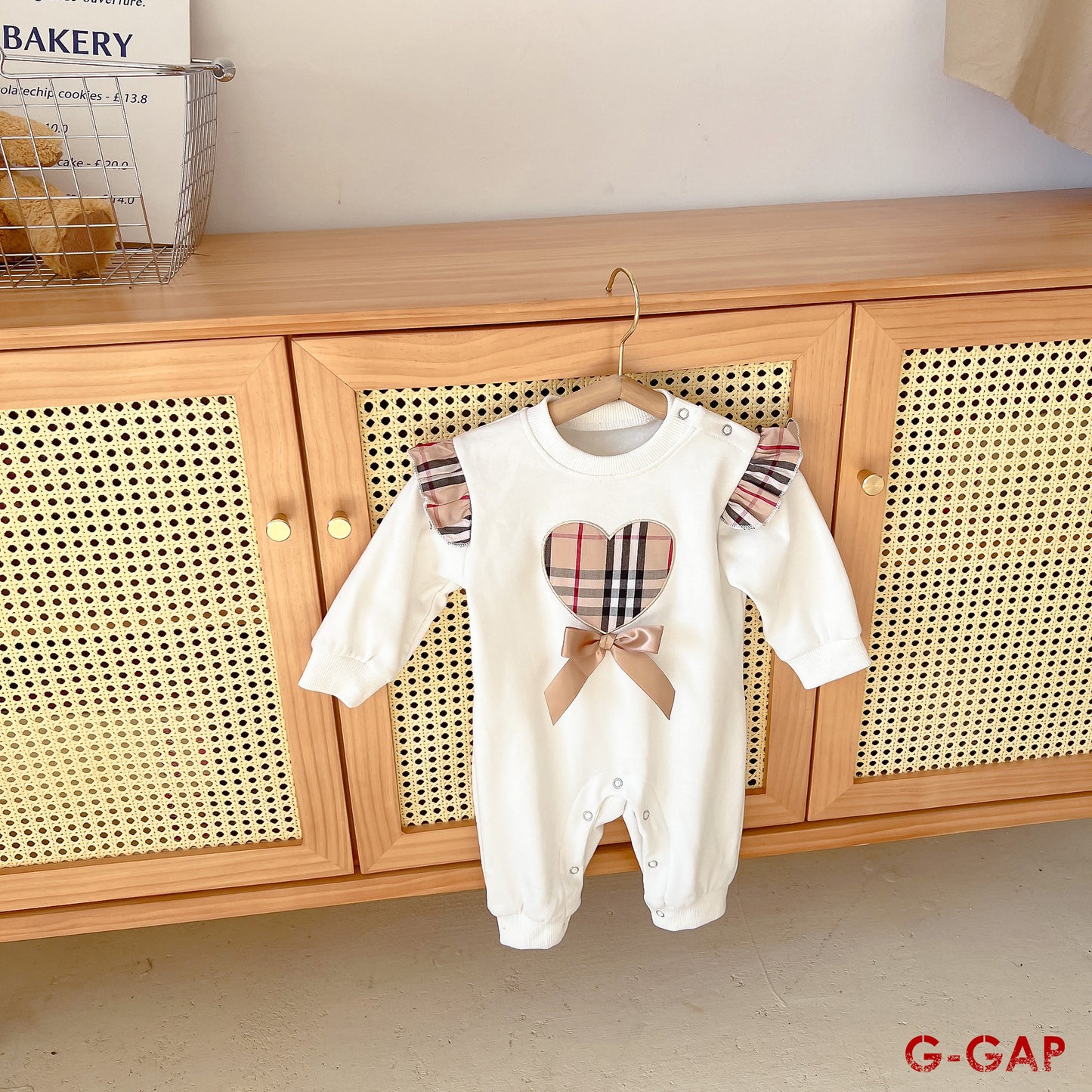 Bowknot Cotton Baby Bodysuit