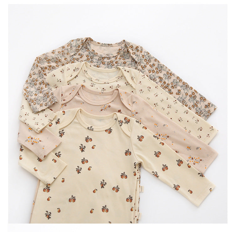 Spring and Autumn Cotton Long Sleeve Baby Romper