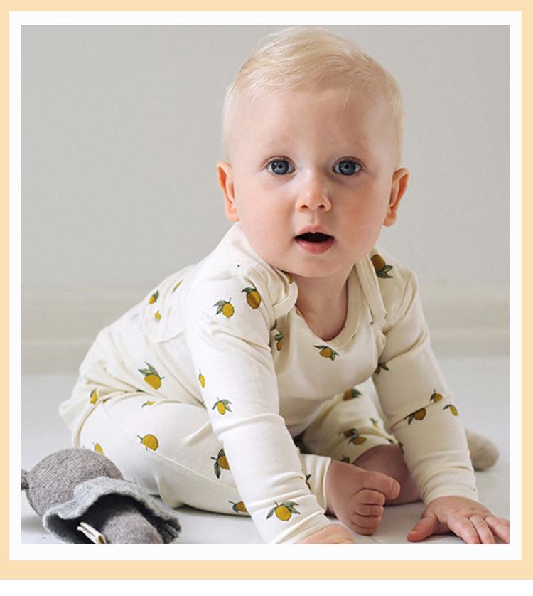 Spring and Autumn Cotton Long Sleeve Baby Romper