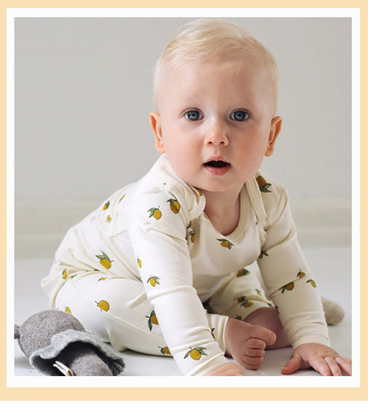 Spring and Autumn Cotton Long Sleeve Baby Romper