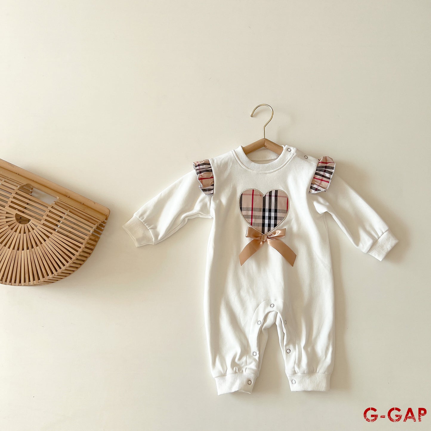 Bowknot Cotton Baby Bodysuit