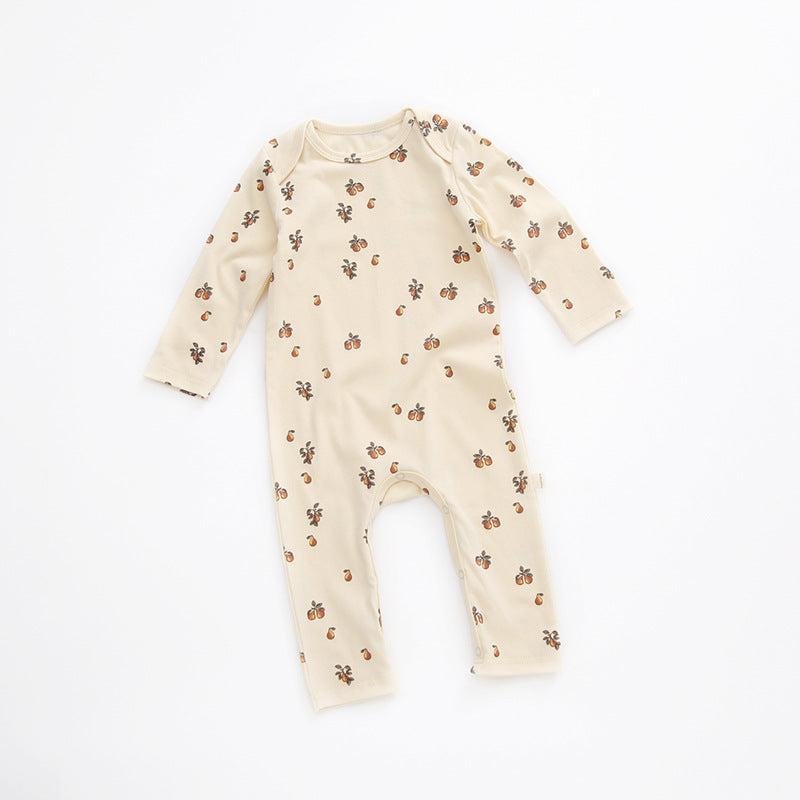 Spring and Autumn Cotton Long Sleeve Baby Romper