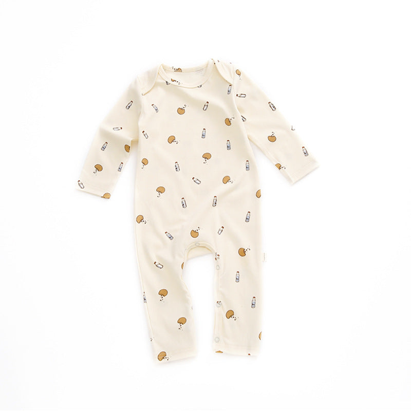 Spring and Autumn Cotton Long Sleeve Baby Romper