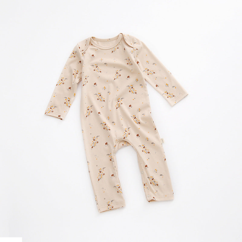 Spring and Autumn Cotton Long Sleeve Baby Romper