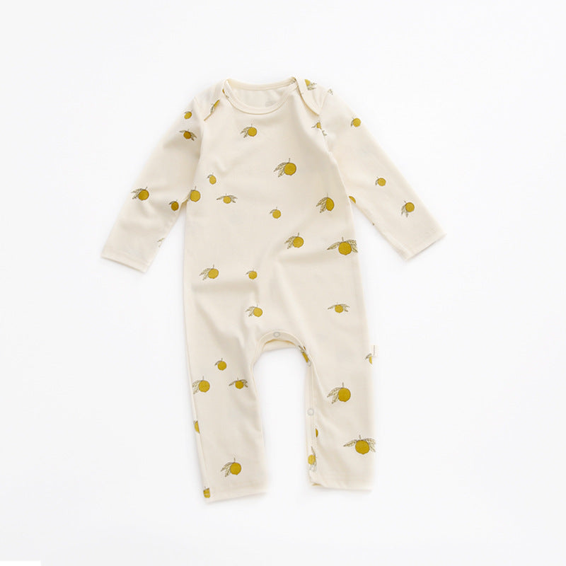 Spring and Autumn Cotton Long Sleeve Baby Romper