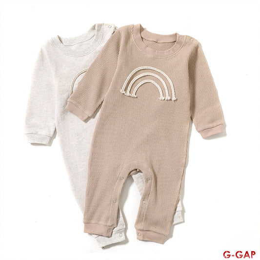 Class A Newborn Cotton Long Sleeve Bodysuit - 0-2 Years, Spring and Autumn