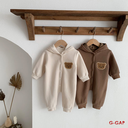 Velvet Bear Jumpsuit for Infants