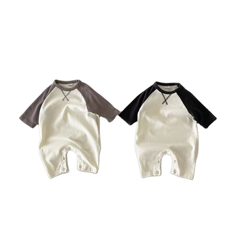 Spring and Autumn Cotton Infant Jumpsuit Casual Baby Rompers
