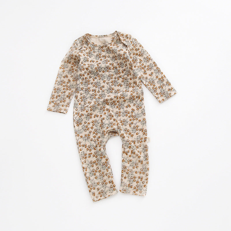 Spring and Autumn Cotton Long Sleeve Baby Romper