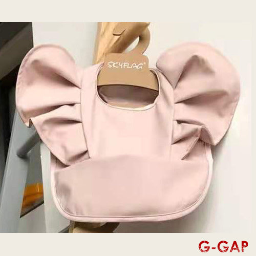 Korean Baby Bib angel wings baby Pu Waterproof Bibs