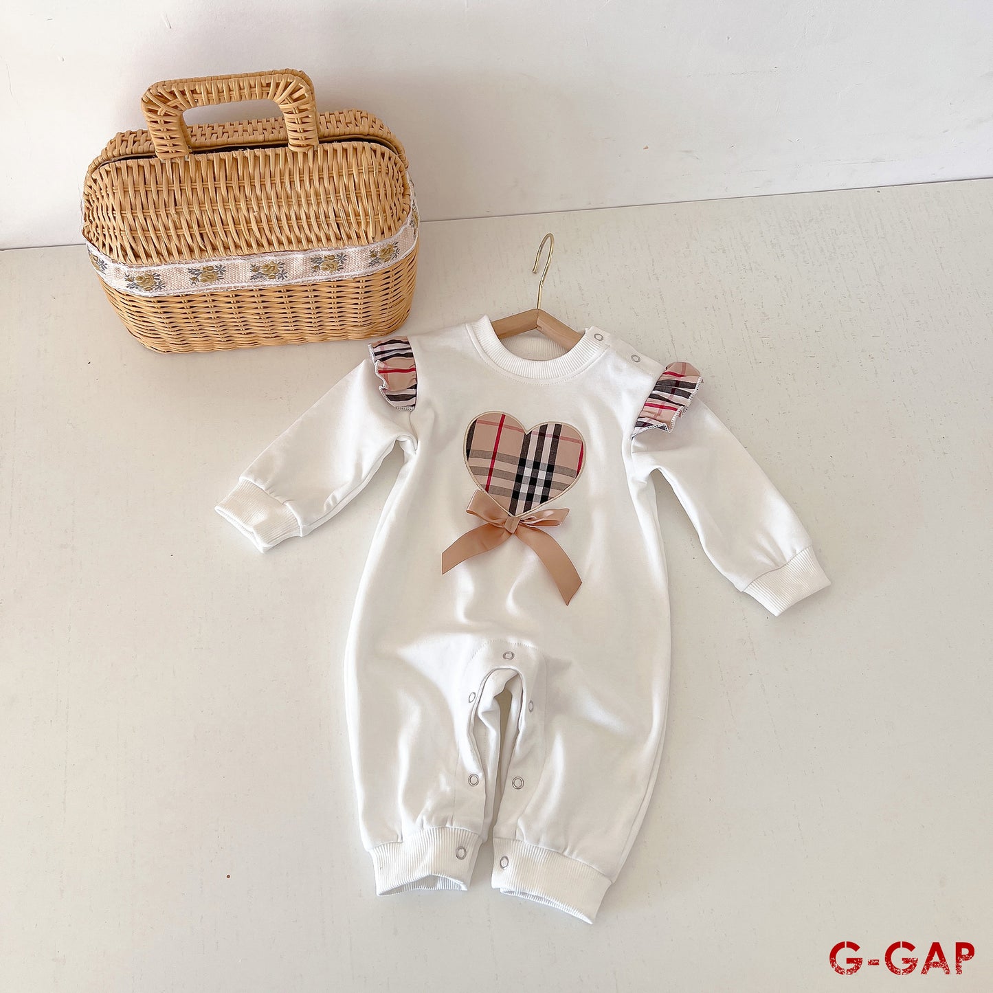 Bowknot Cotton Baby Bodysuit