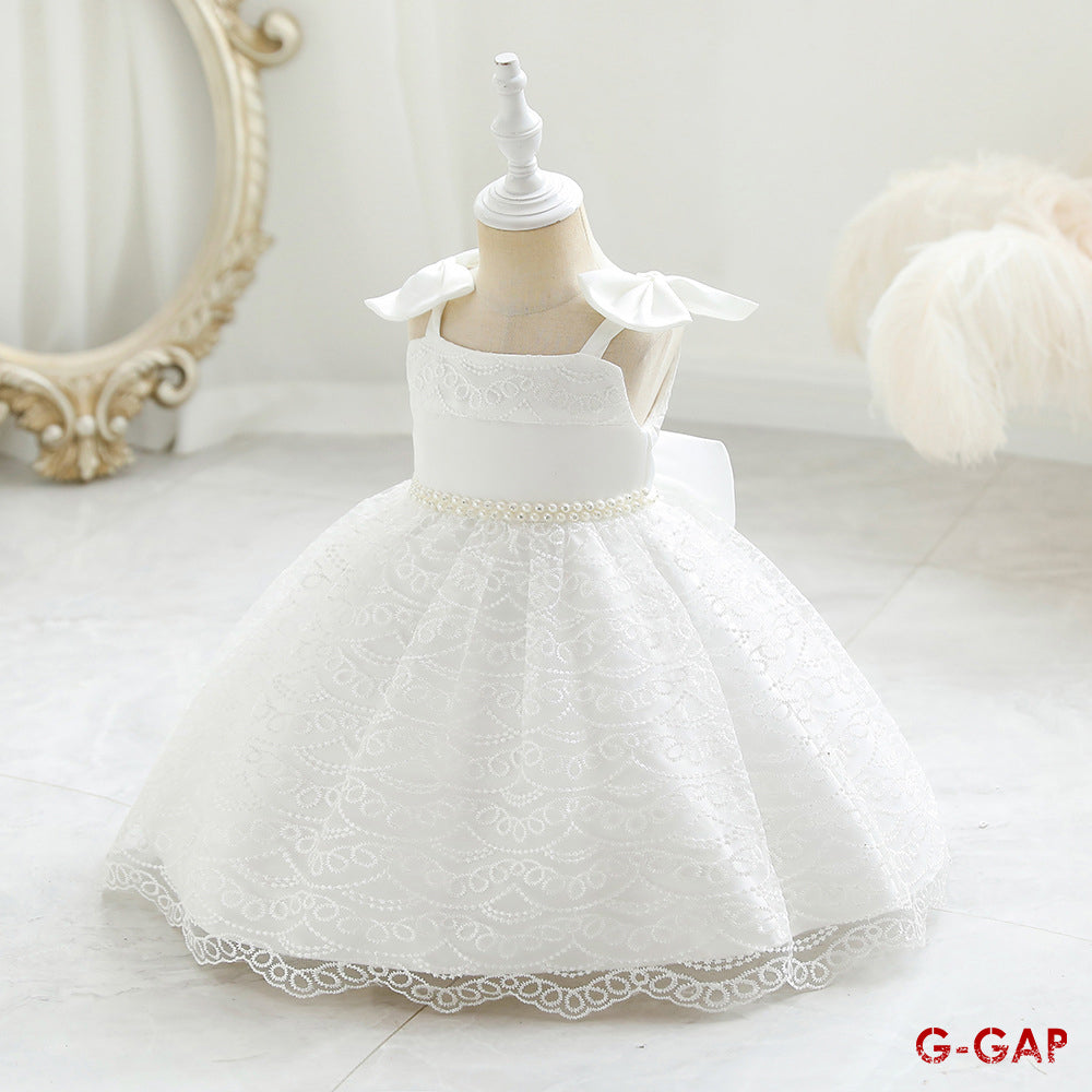Bowknot Suspender Princess Dress